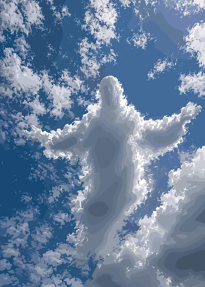 Jesus Christ Cloud Formation