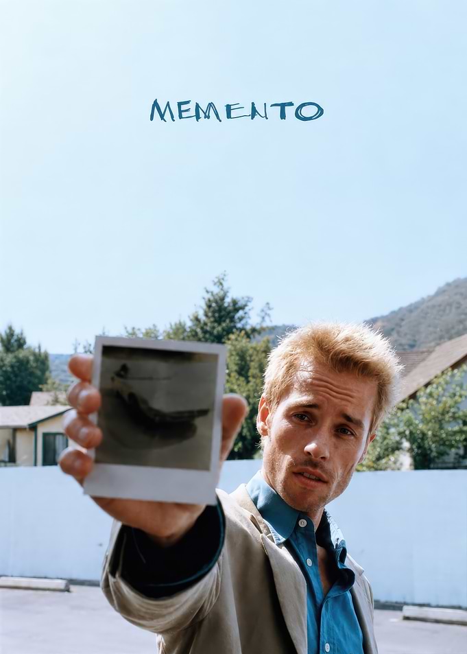 Memento Movie Poster Featuring Leonard Shelby