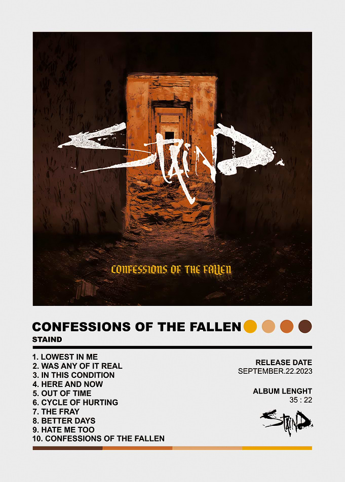 Staind Confessions of the Fallen Poster