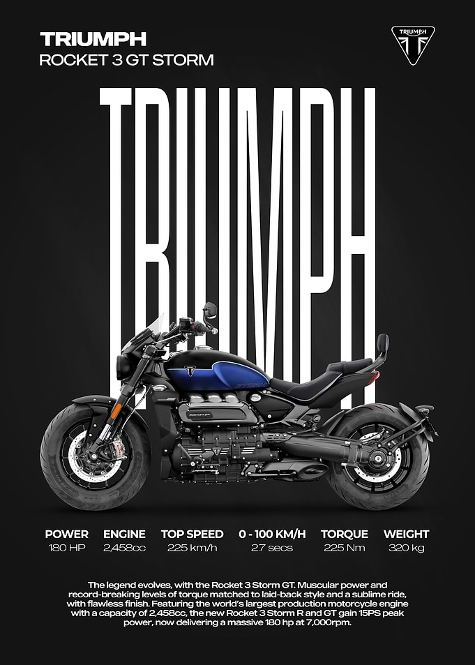 Triumph Rocket 3 GT Storm Motorcycle