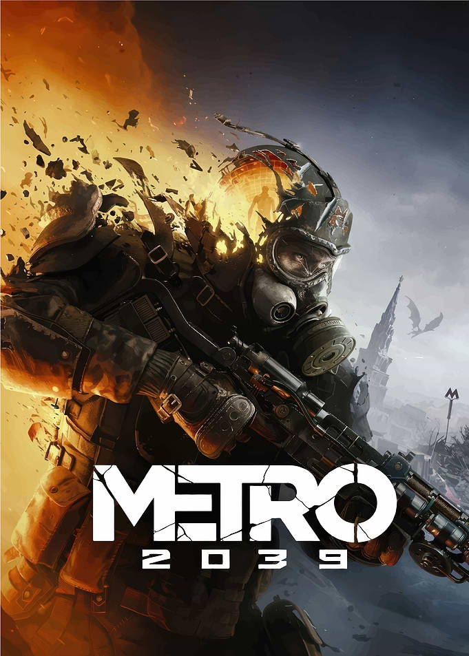 Metro 2039 Post-Apocalyptic Soldier Poster