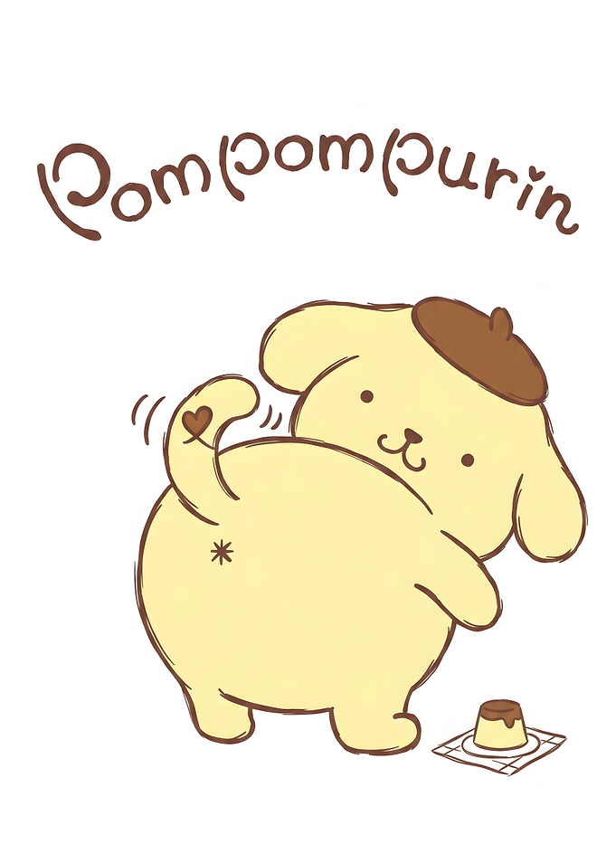 Cute Pompompurin Illustration
