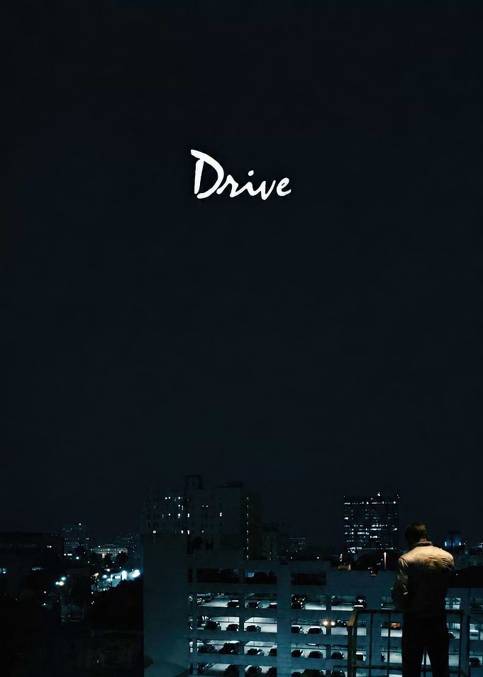 Drive Movie Poster Minimalist Night