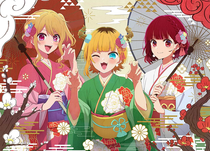 Oshi no Ko: New Year Kimono Idols