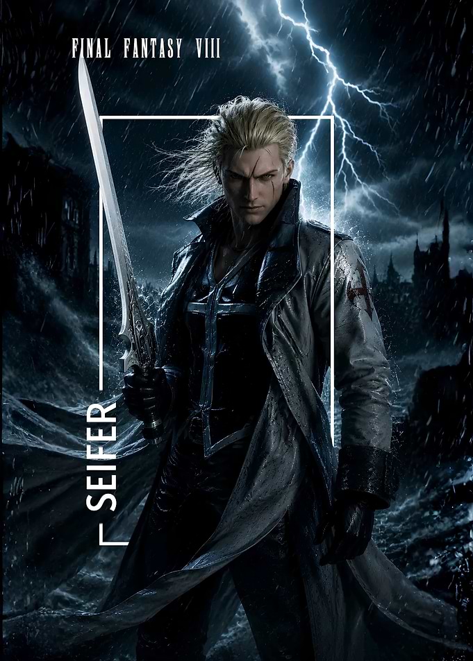 Seifer Almasy Final Fantasy VIII Poster