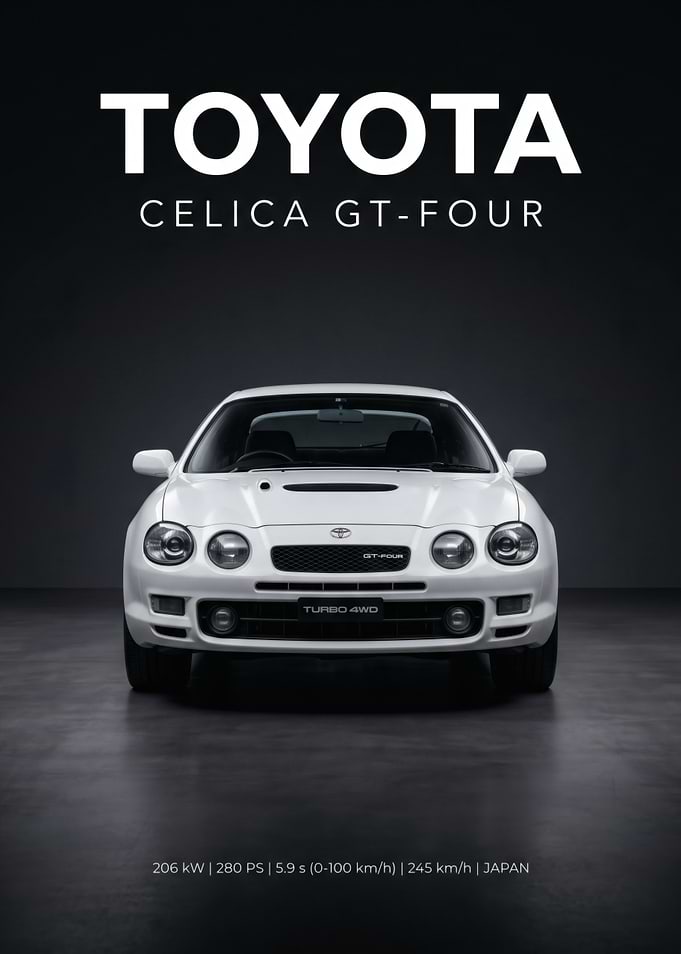 Toyota Celica GT-Four Poster