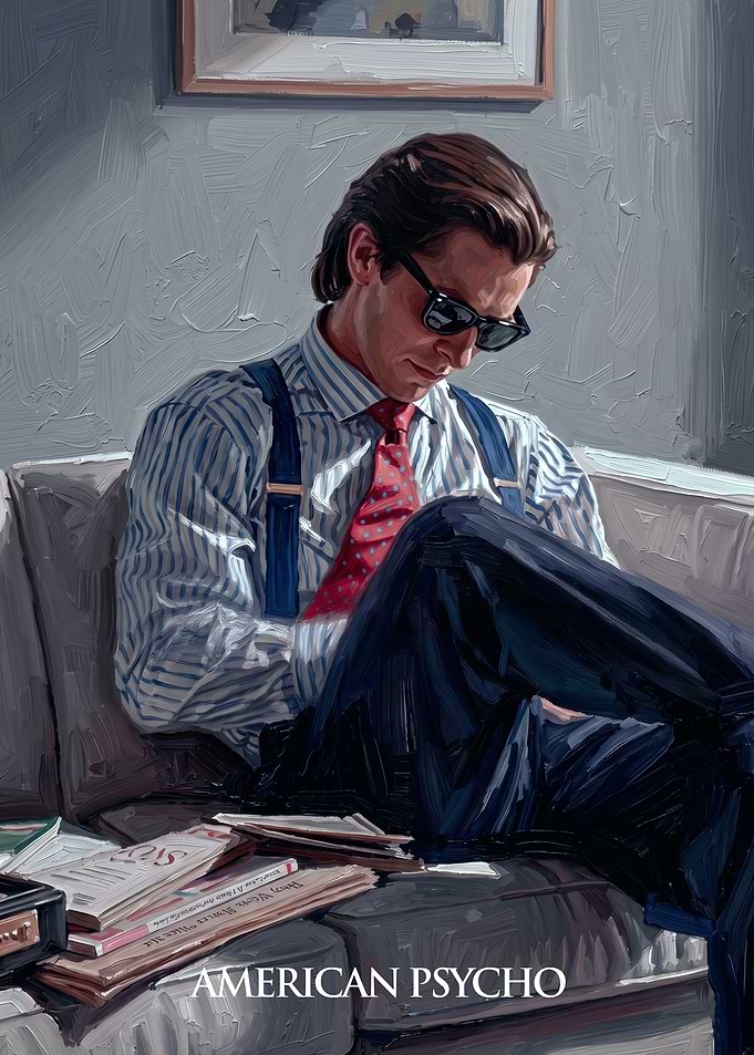 Patrick Bateman American Psycho Portrait