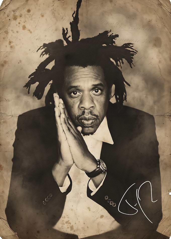 Vintage Portrait of Jay-Z
