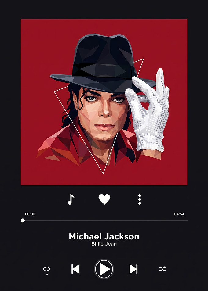 Michael Jackson Low Poly Music Player