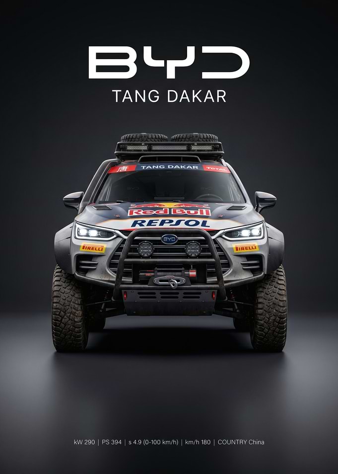 BYD Tang Dakar Rally Car