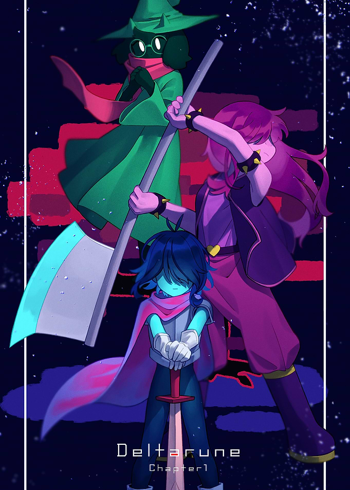 Deltarune Chapter 1 Character Poster