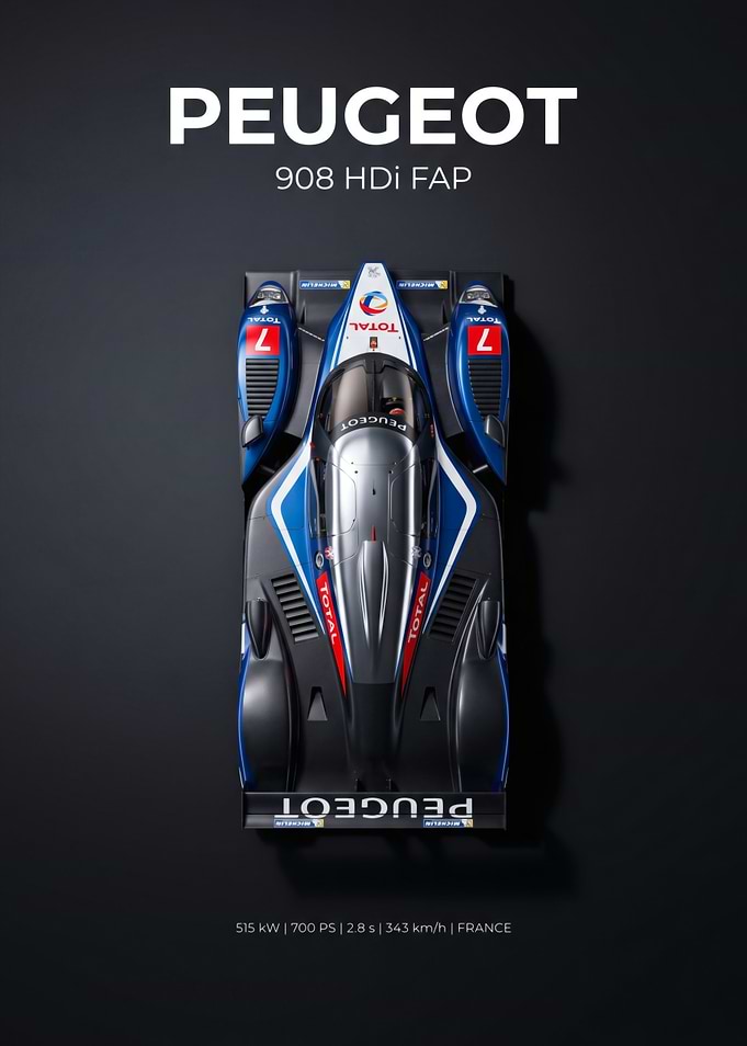 Peugeot 908 HDi FAP Poster