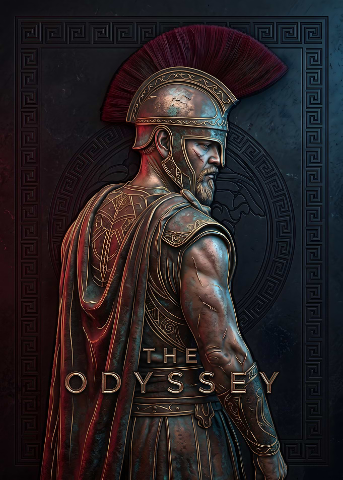 The Odyssey Spartan Warrior Poster