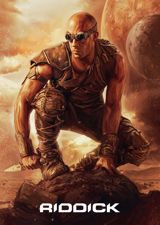 Riddick Movie Poster Art