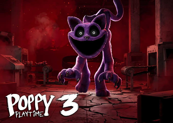 Poppy Playtime Chapter 3 CatNap Poster