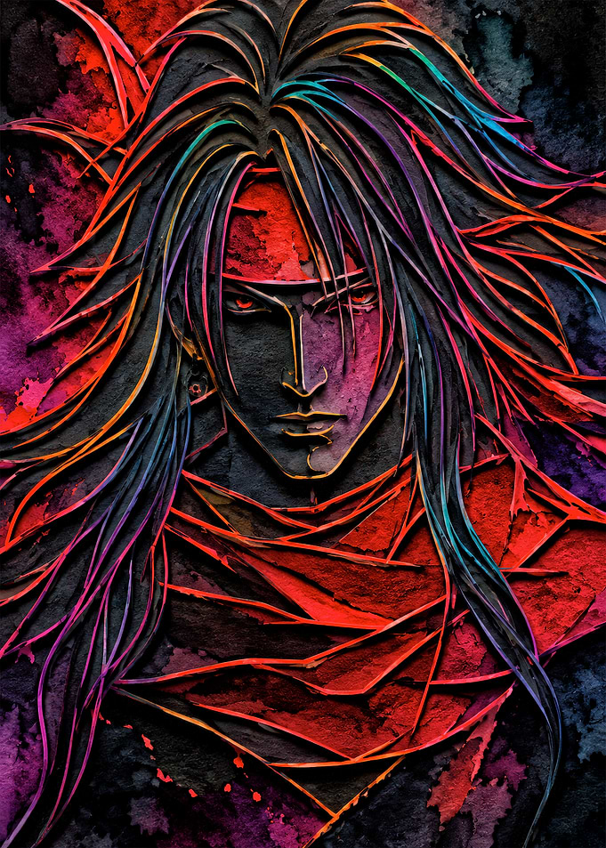 Vincent Valentine Final Fantasy Portrait