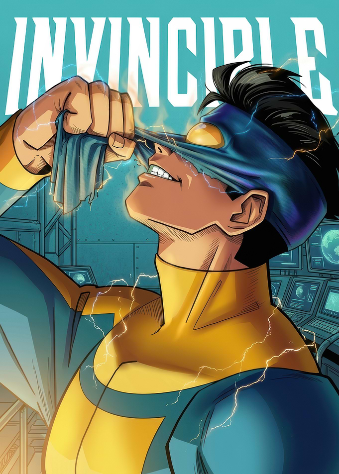Invincible Superhero Comic Book Art