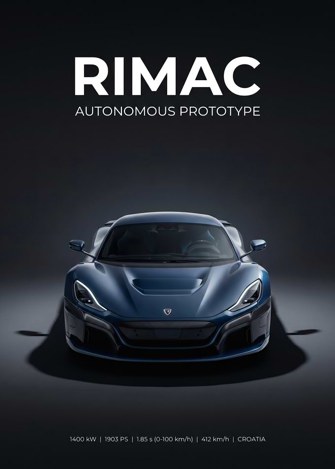 Rimac Autonomous Prototype Poster