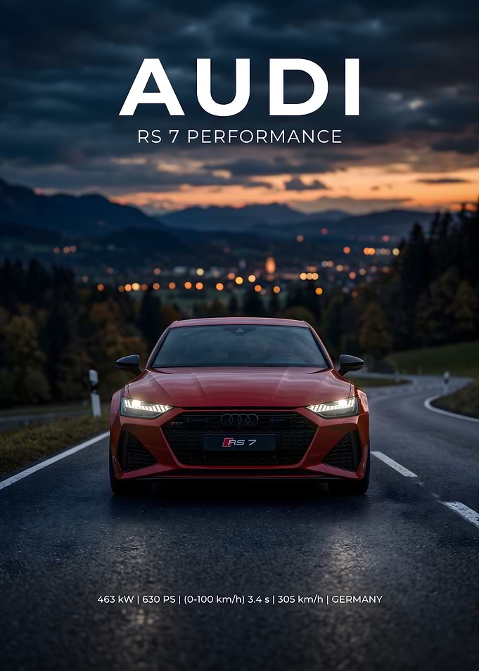 Audi RS 7 Performance Sunset Drive