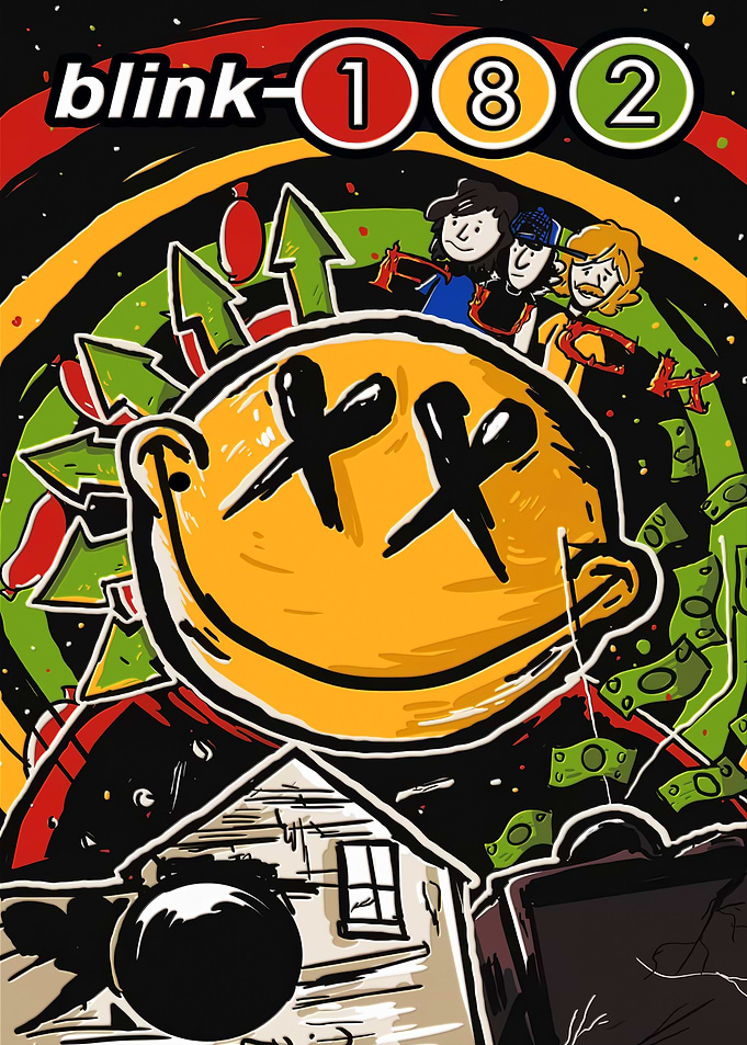 Blink-182 Pop Punk Band Poster