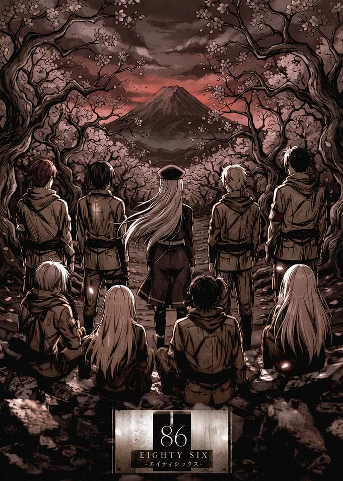 86 Eighty-Six Anime Group Poster