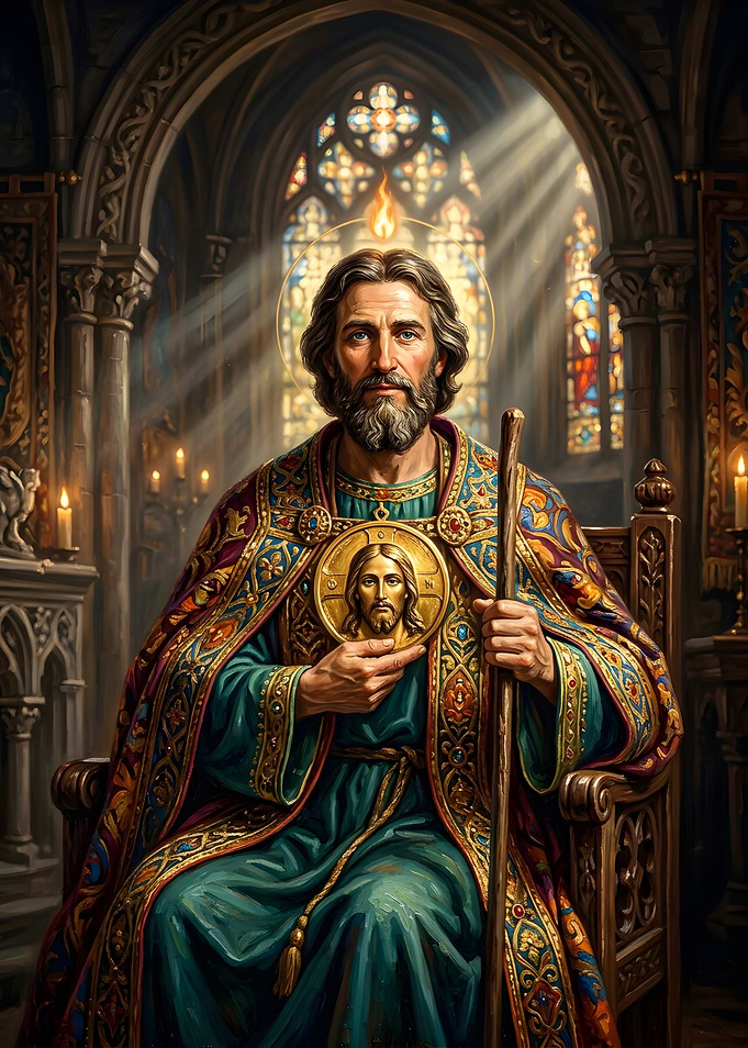 Saint Jude Thaddeus Religious Portrait