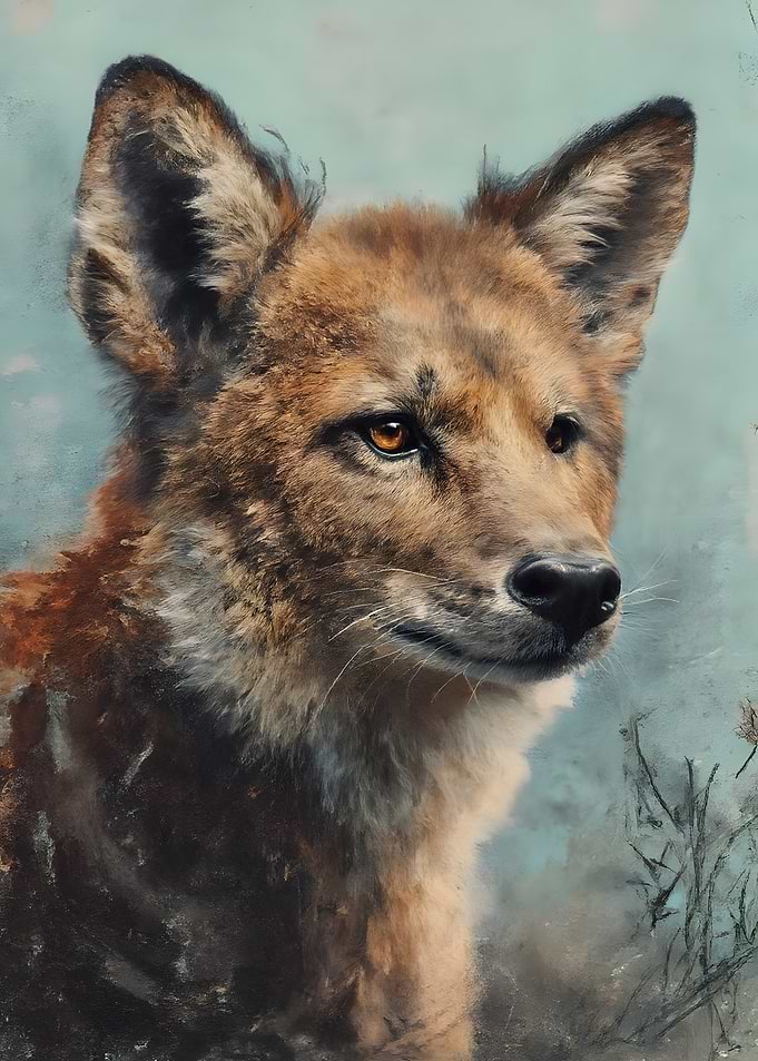 Portrait of a Wild Dhole