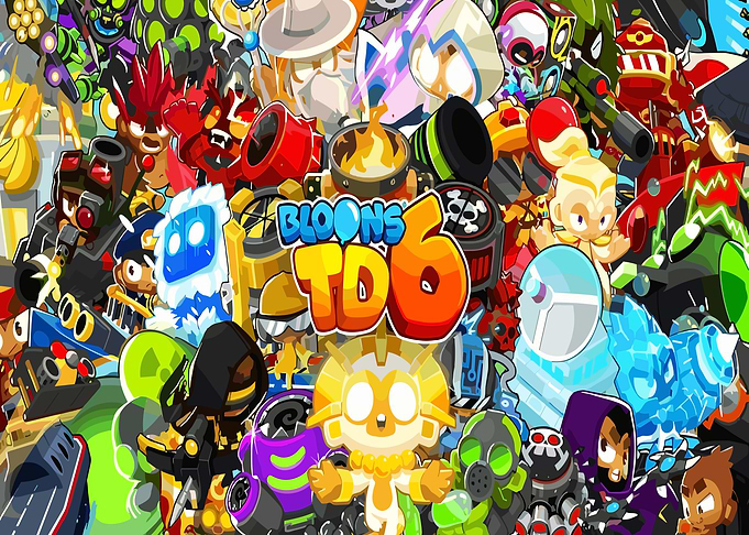 Bloons TD 6 Game Character Collage