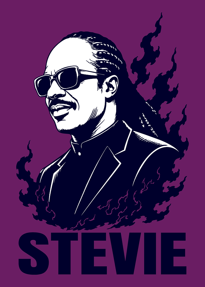 Stevie Pop Art Portrait