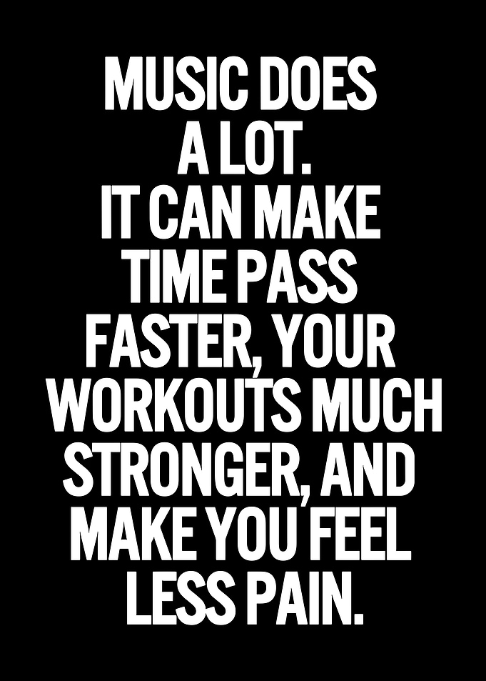 Inspirational Music and Workout Quote