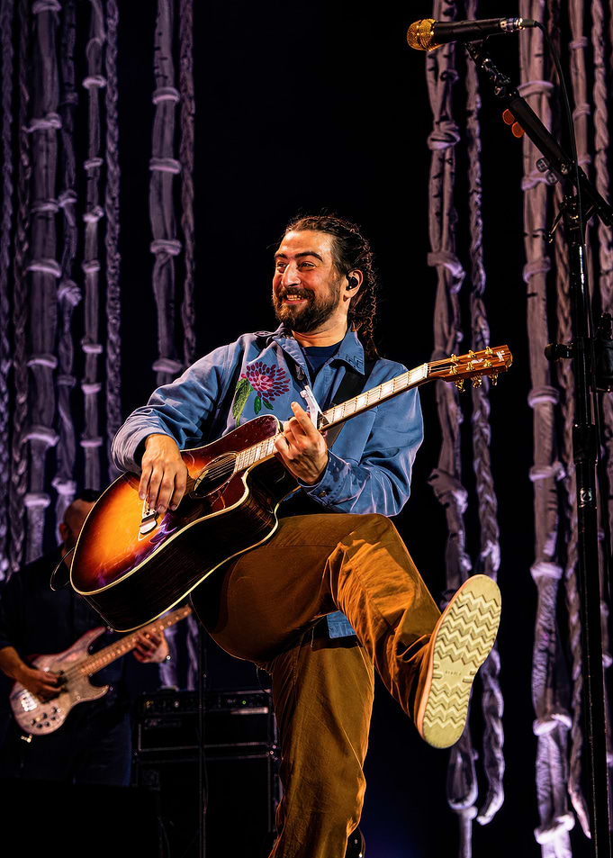 Noah Kahan Performing Live on Stage