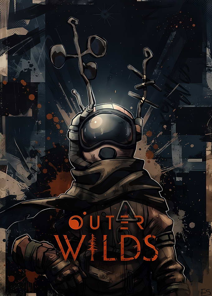 Outer Wilds Astronaut Poster