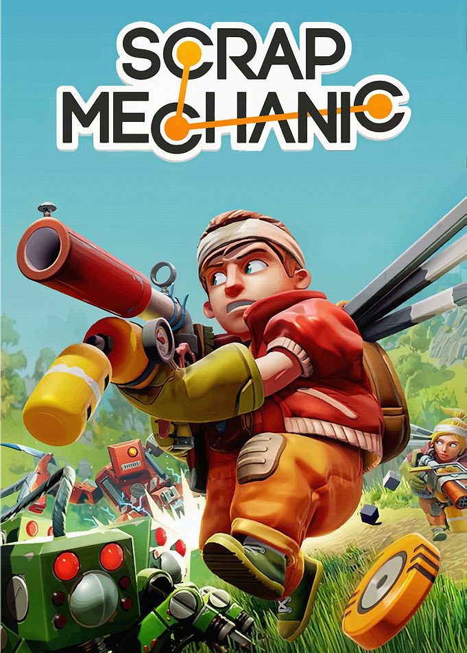 Scrap Mechanic Game Key Art