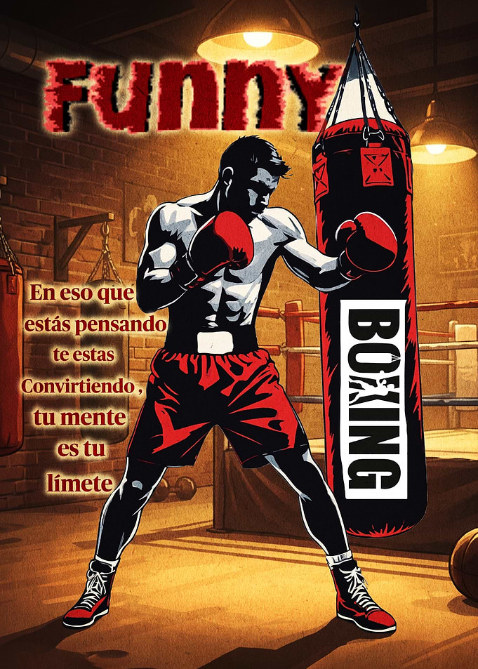 Inspirational Boxing Gym Poster
