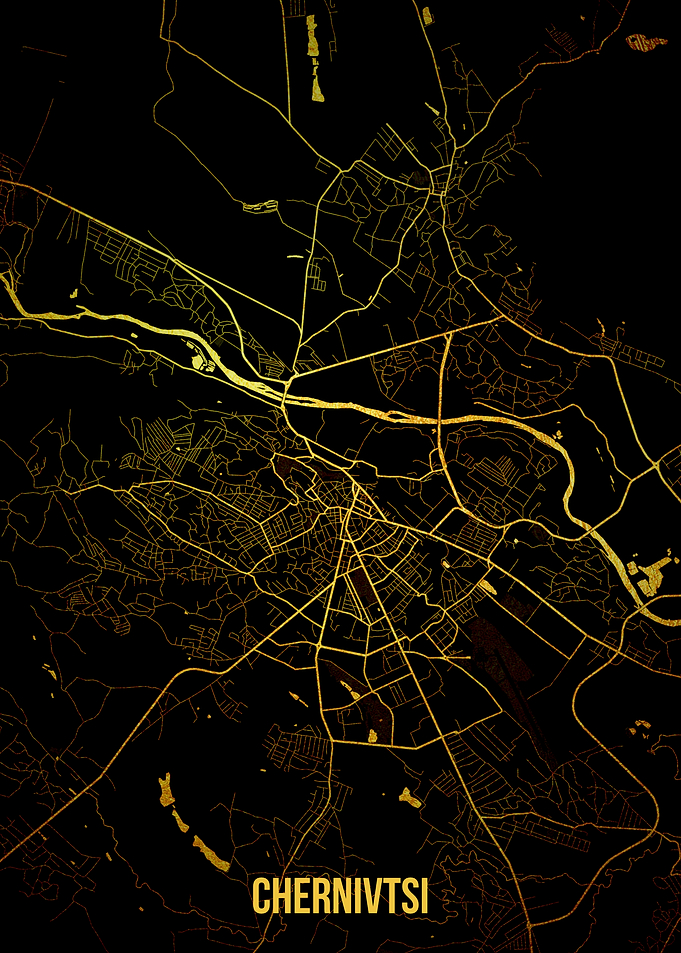 Chernivtsi Gold City Map