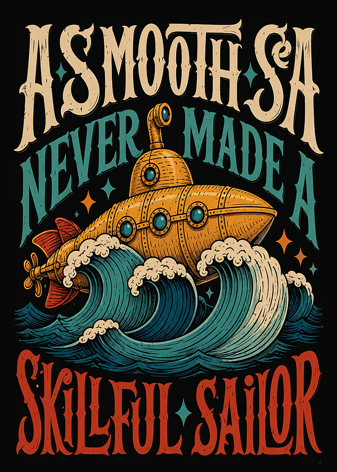 Smooth Sea Never Made Skillful Sailor
