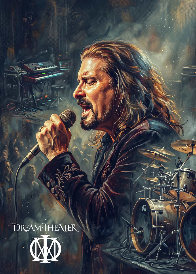 Dream Theater James LaBrie Concert Portrait