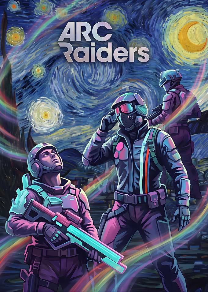 ARC Raiders Starry Night Poster