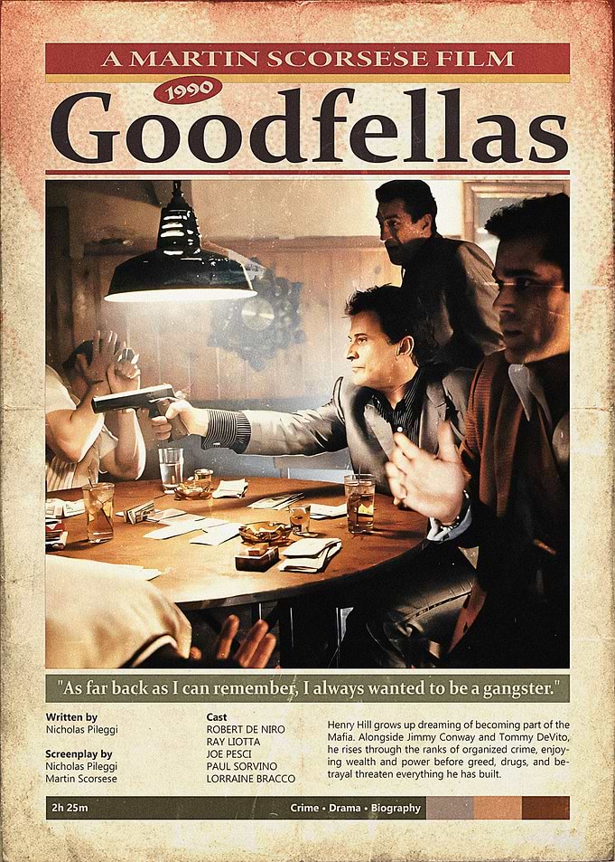 Goodfellas 1990 Movie Poster