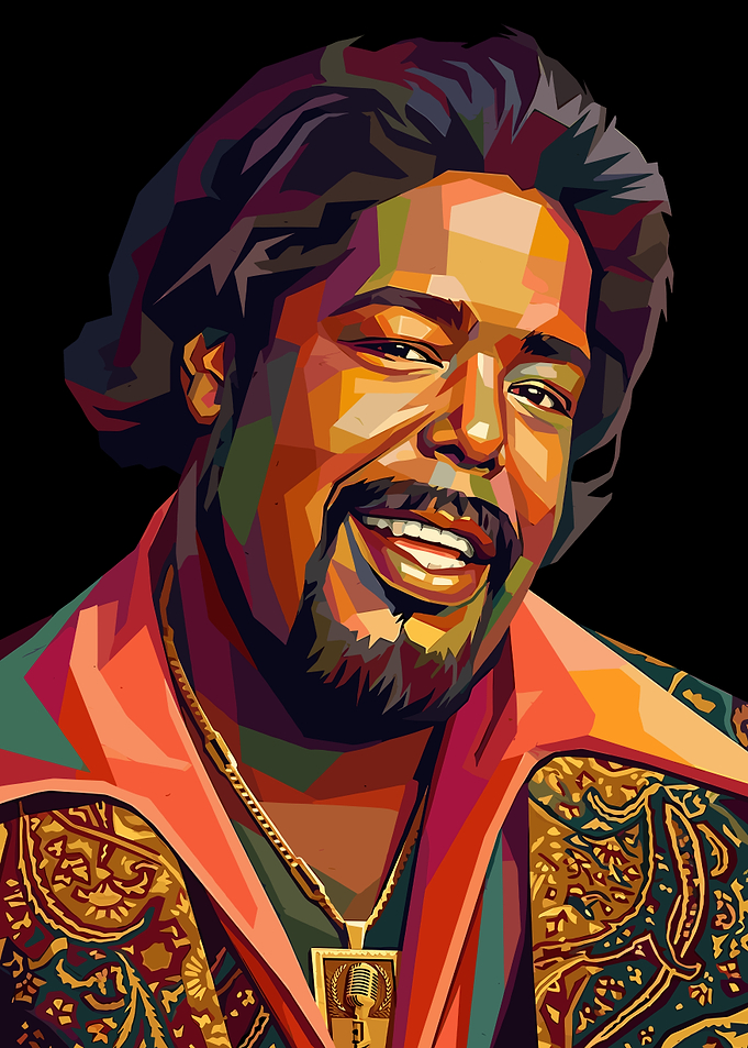 Barry White Pop Art Portrait