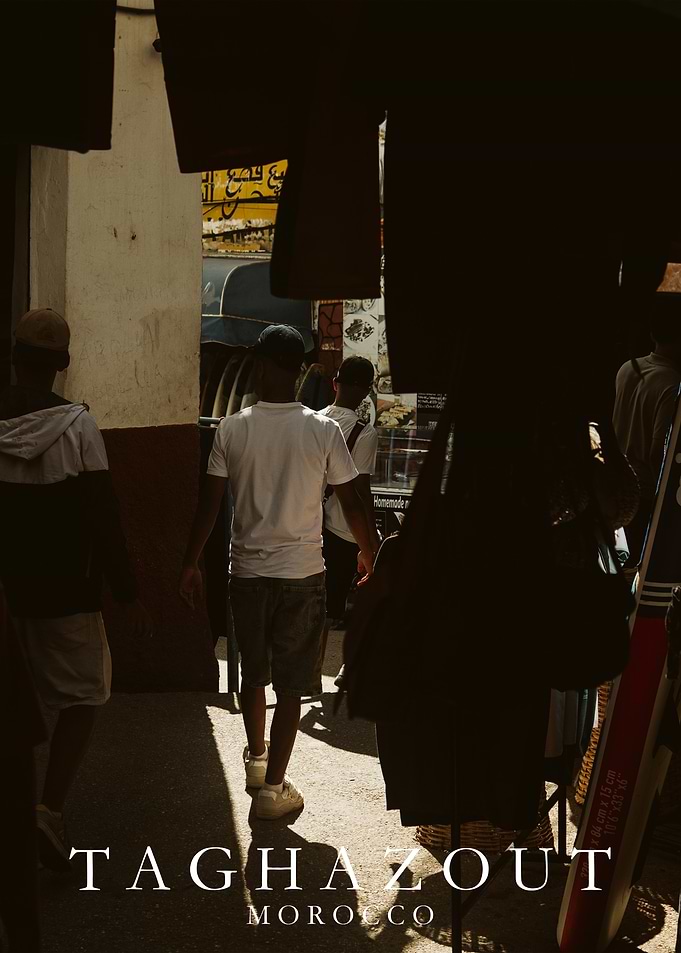 Street Scene in Taghazout Morocco