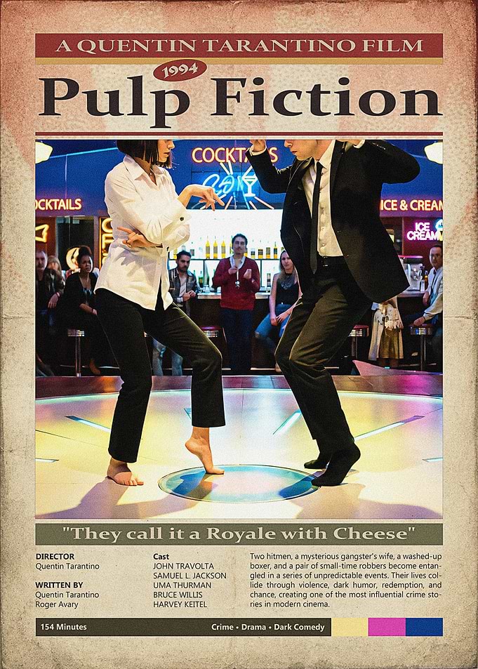 Pulp Fiction Movie Poster
