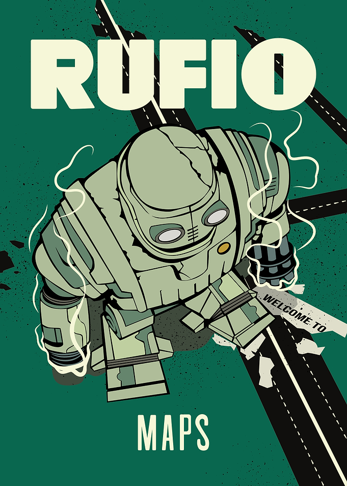 Rufio Maps Poster