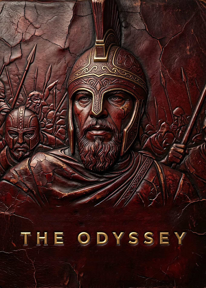 The Odyssey Leather Relief Art