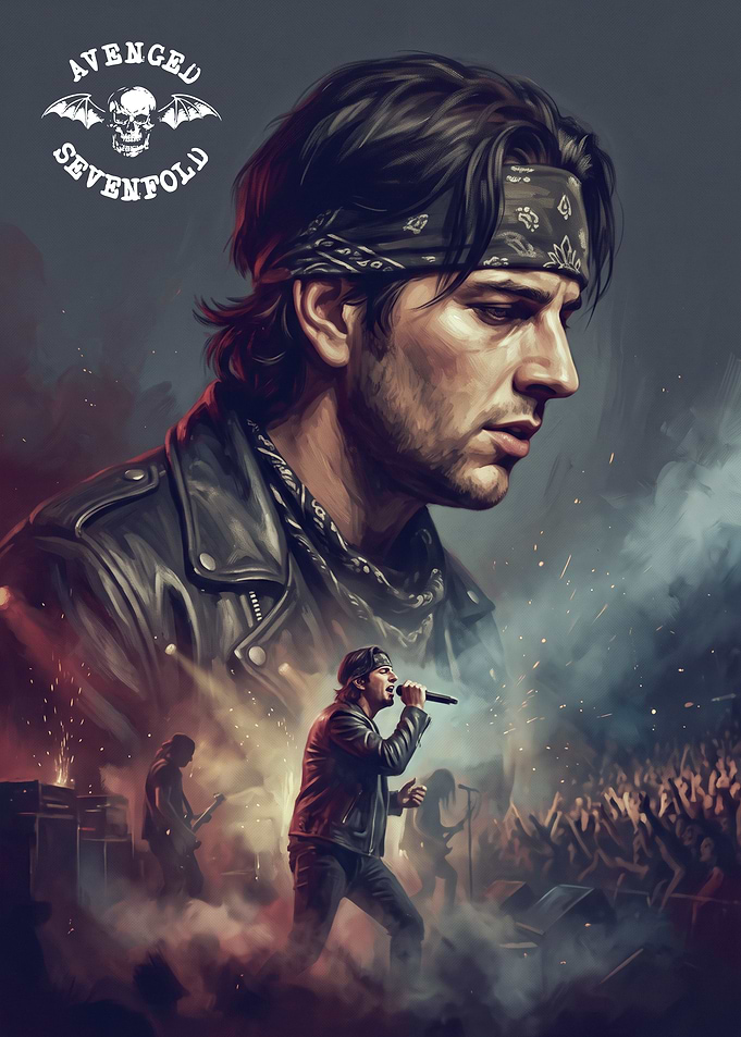 Avenged Sevenfold Concert Tribute Art