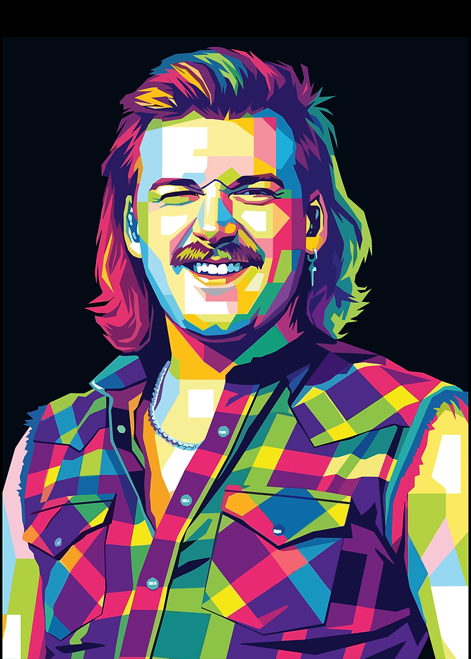 Morgan Wallen Pop Art Portrait