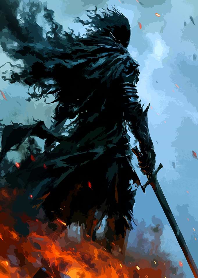 Dark Souls Knight with Sword