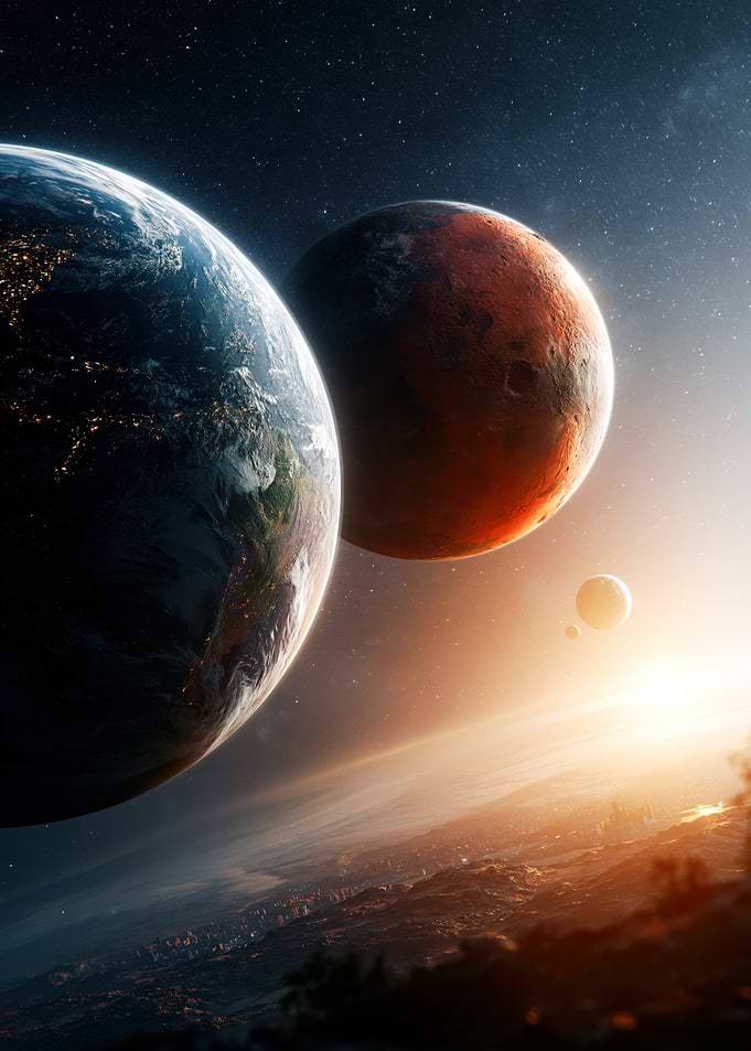Cosmic View of Planets and Stars