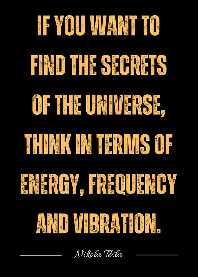 Nikola Tesla Inspirational Quote Poster