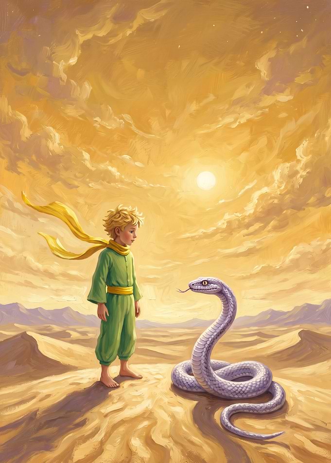 The Little Prince and the Snake
